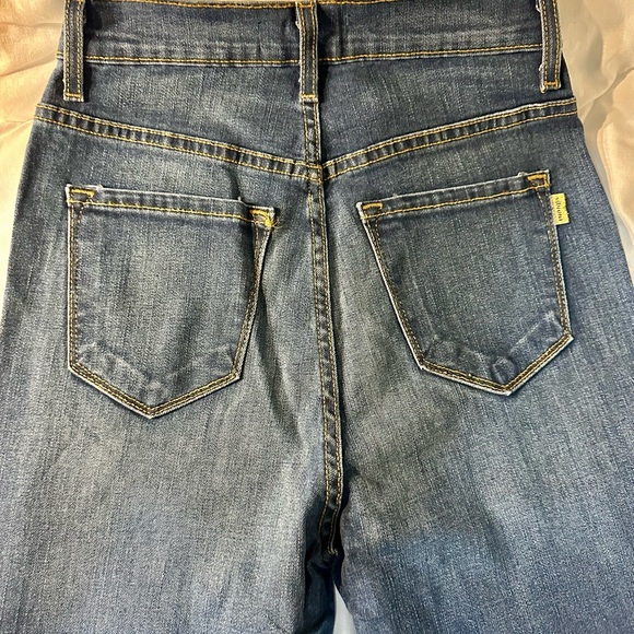 Vibrant MIU Womens Jean Size 0 Inseam 34 Inches Bootcut Bell Bottom Stretchy - Picture 3 of 11